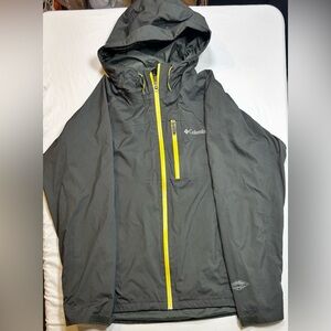 Columbia M men’s jacket, waterproof Omni-Tech shell, nylon/poly lining